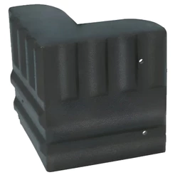 Kit C/ 10 Cantoneiras Pequena P/ Proteção De Caixa Acústica Preto