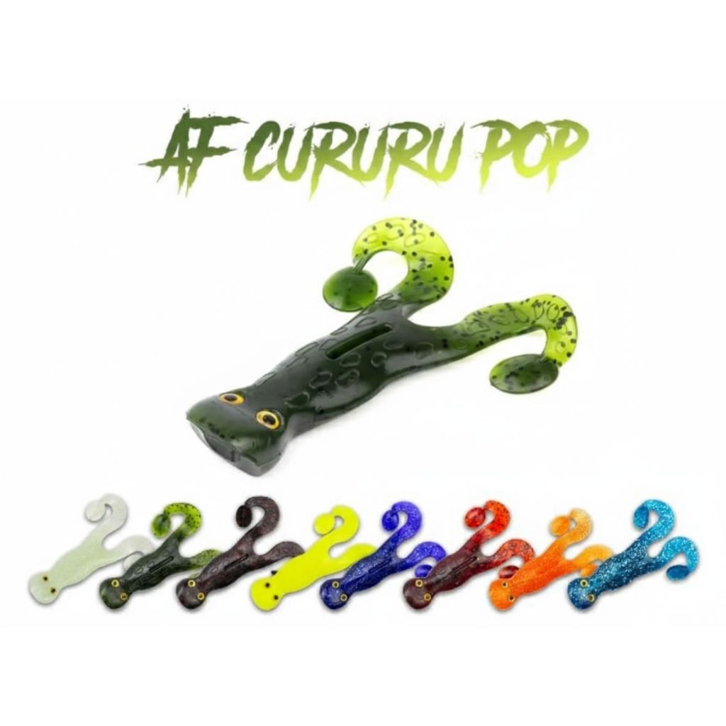 Isca Artificial Soft Albatroz Cururu POP 9CM 9.8G de Superfície em Silicone para pesca - 01 unidade