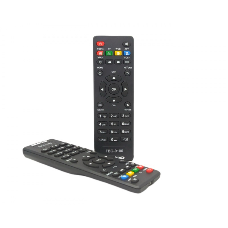 Controle Remoto Compatível com Receptor de TV Box Aquario Smart STV-2000 4K