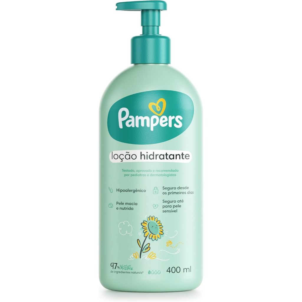 Loção Hidratante Pampers Girassol 400ml em Oferta na Shopee