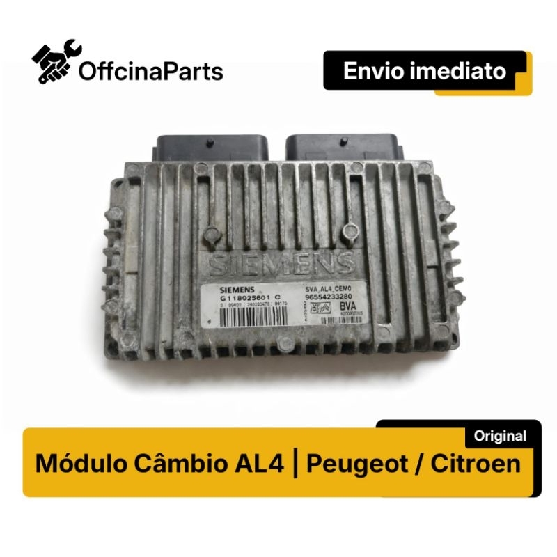 Módulo Câmbio Automático AL4 - Peugeot 307, 308, 407, 408, Citroen Xsara Picasso, C4, C5 2.0/ Usado