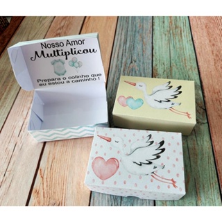 10 Caixas Anuncio de Gravidez em Oferta na Shopee