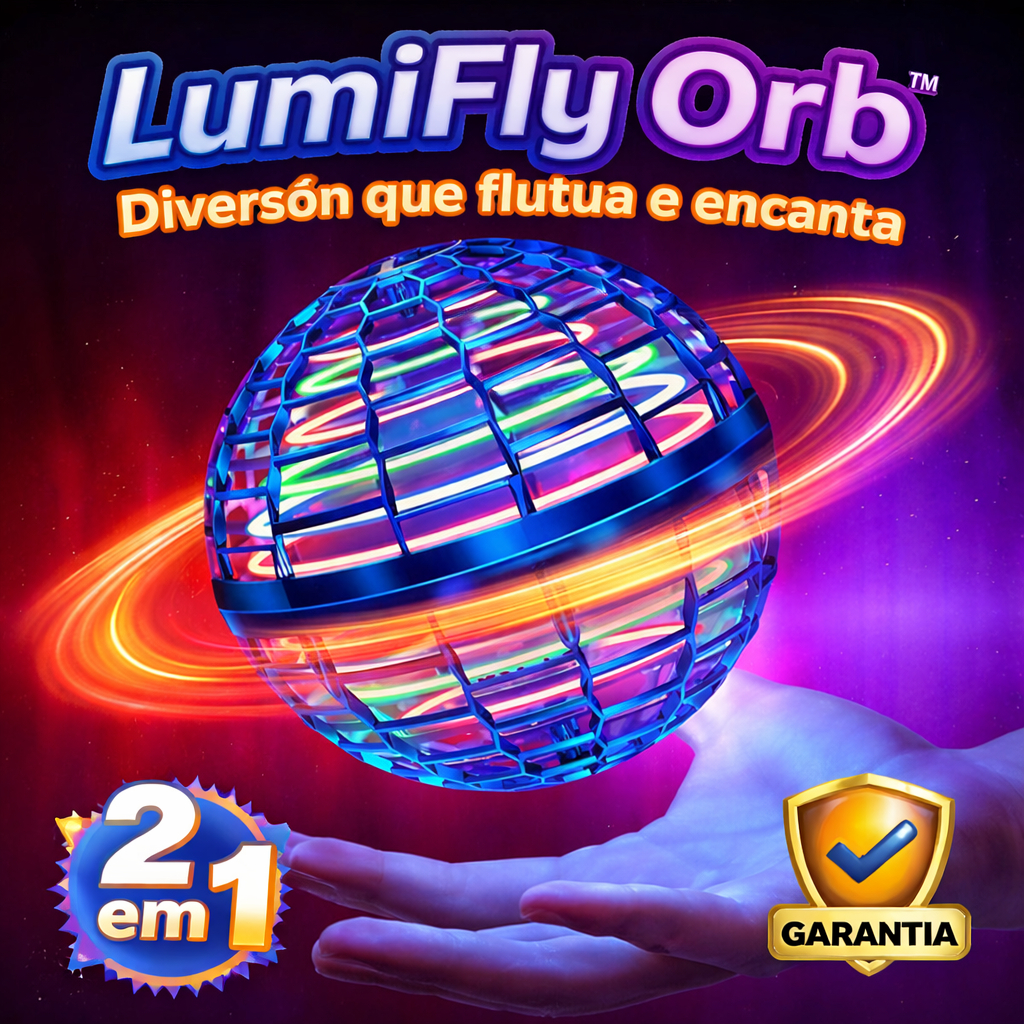 Bola Spinner Voadora Flutuante Boomerang LED Controle