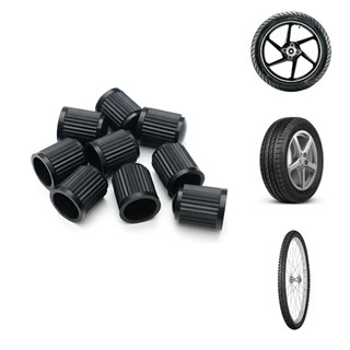 Kit Tampas Válvula Bico Pneu Preto Carro Moto Plástico 20 Pçs Alta Resistência Vedação Segura Original