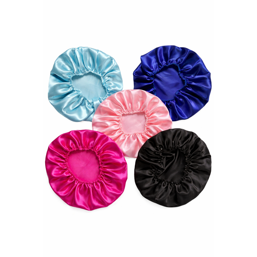 KIT Touca de Cetim Anti Frizz para Dormir Luxo