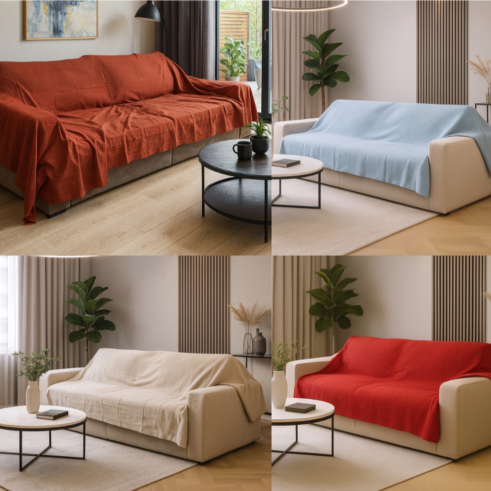 Manta Para Sofá Super King Capa Grande Protetor Decoração 3,00x1,80 Promoção