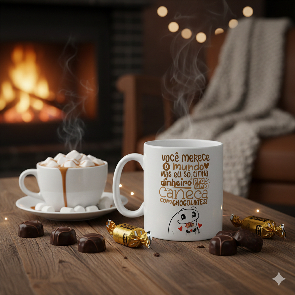 10 caneca flork vc merece mundo mas só tinha dinheiro lembrancinha namorados pascoa professor em Oferta na Shopee