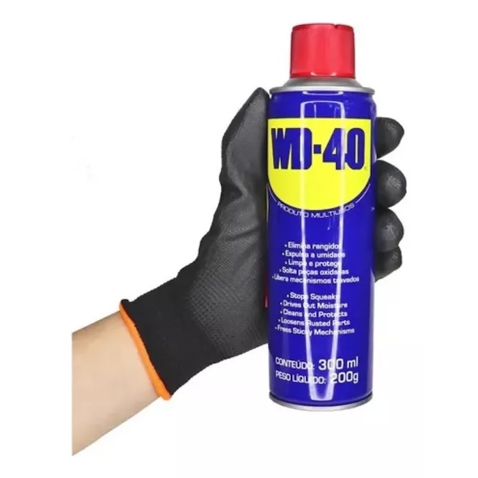 Desengripante WD 40 Original 300 mL Multi Uso Spray Lubrificante Porta Bicicleta Fechadura
