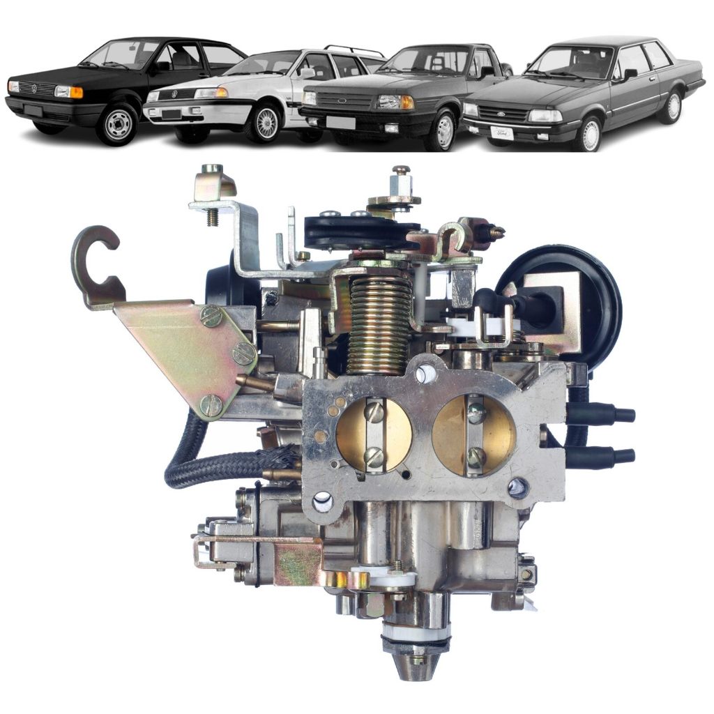 CARBURADOR VW GOL PARATI FORD BELINA ROYALE ALCOOL 2E em Oferta na Shopee