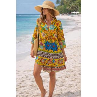 CHEMISE TUNICA FEMININA em Oferta na Shopee