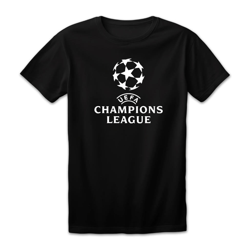 Camiseta Unissex Estampa Champions League Futebol Algodão Conforto Edição Limitada Verão Promoção