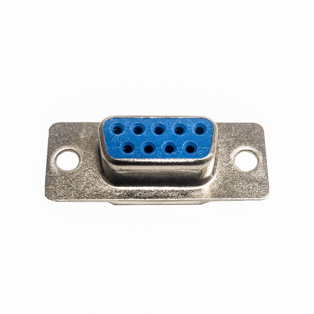 Kit 10 Peças - Conector Db9 Fêmea Solda Fio Rs232 Serial