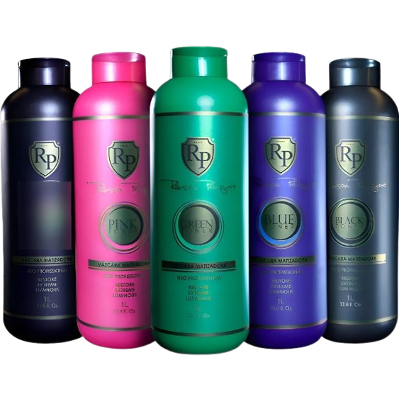 Matizador Robson Peluquero 1 Litro - Escolha A Cor - Green Pink Blue The 4 forces blsck