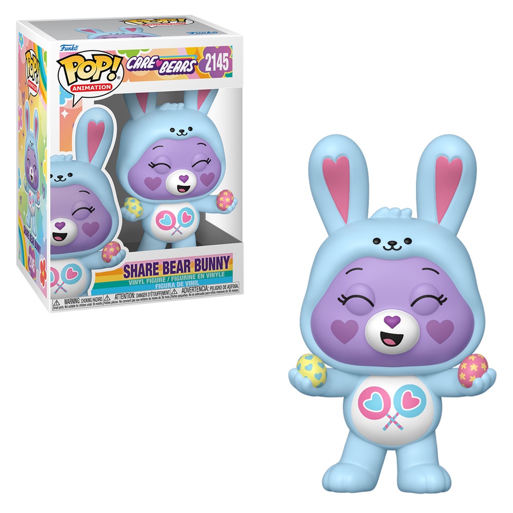 FUNKO POP ANIMATION CARE BEARS - SHARE BEAR BUNNY 2145 NOVO ORIGINAL