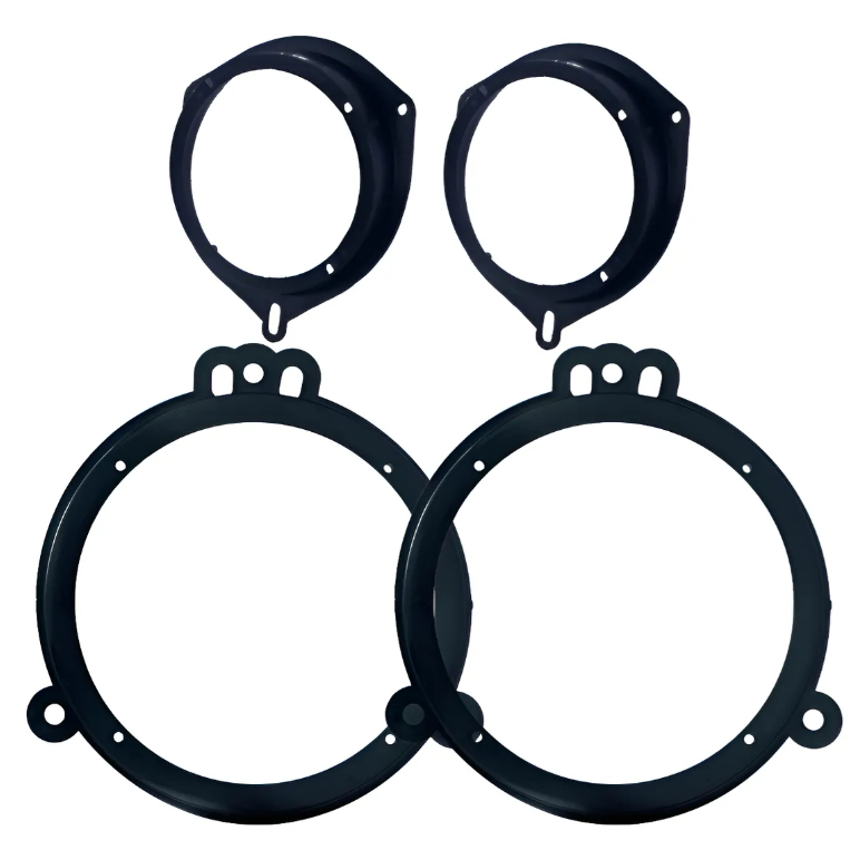 Moldura Aro Para Alto Falante Fiat Mobi 4 Peças Preto em Oferta na Shopee