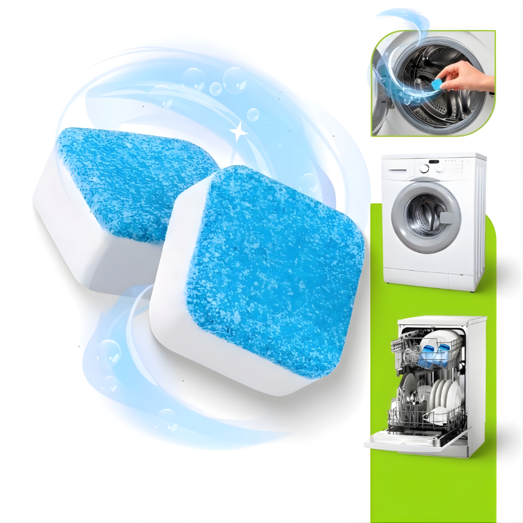 Pastilhas Tablete Limpeza Máquina de Lavar Roupas Lava Louças Manutenção Produto para Higienizar - Mtones em Oferta na Shopee