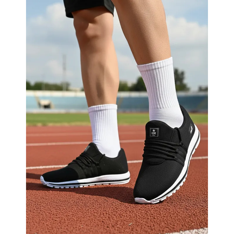 Lançamento Tênis Masculino Esportivo Ultra Leve e Confortável com Sola Macia Antiderrapante para Corrida Caminhada