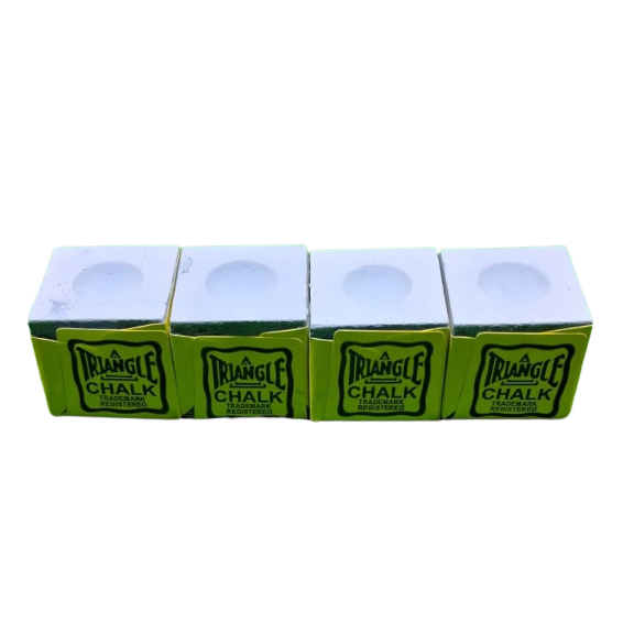 Gizes Triangle na cor Verde Sinuca/Bilhar para Taco profissional Giz de cera