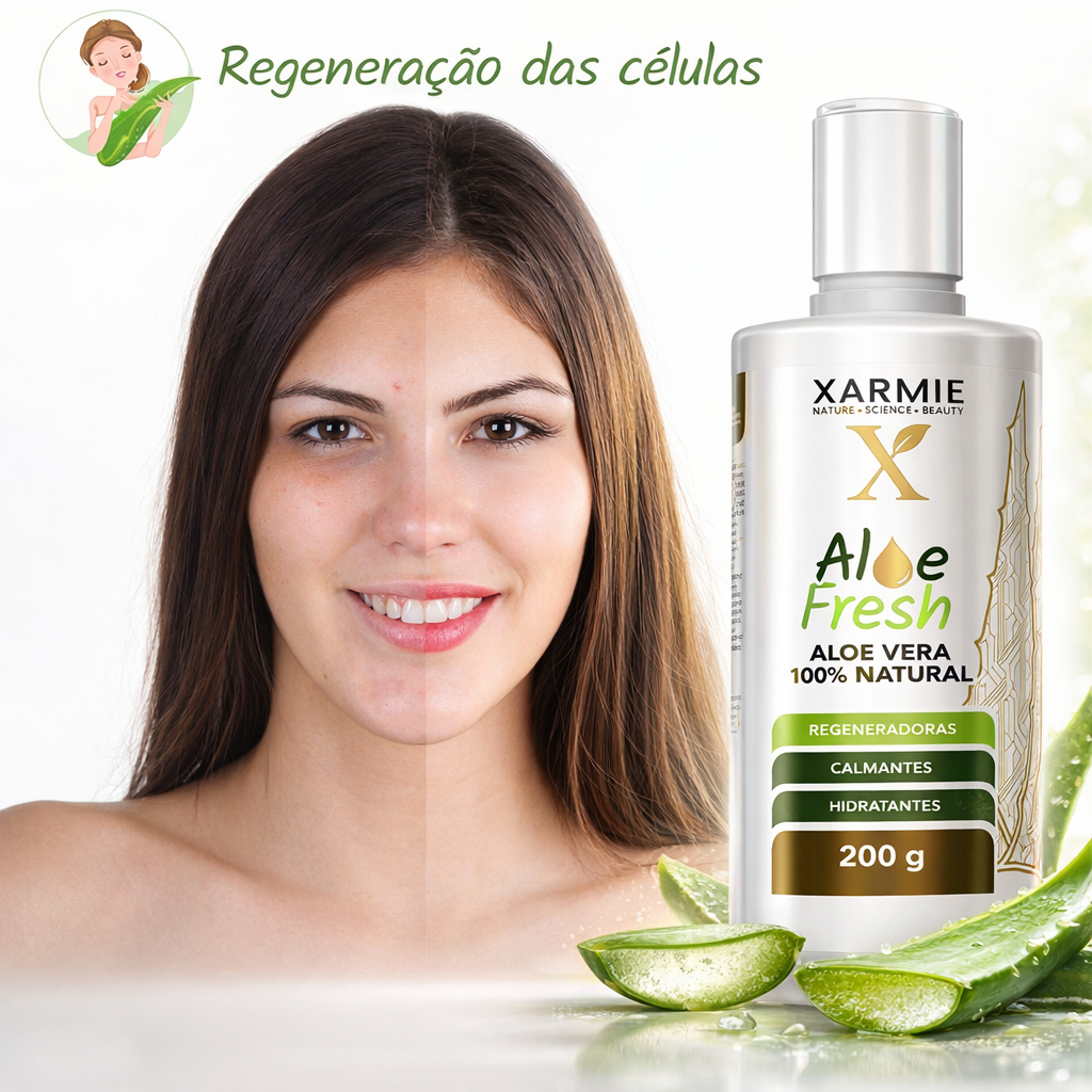 Aloe Fresh Gel de Babosa Aloe Vera Natural Prensado a Frio 200ml
