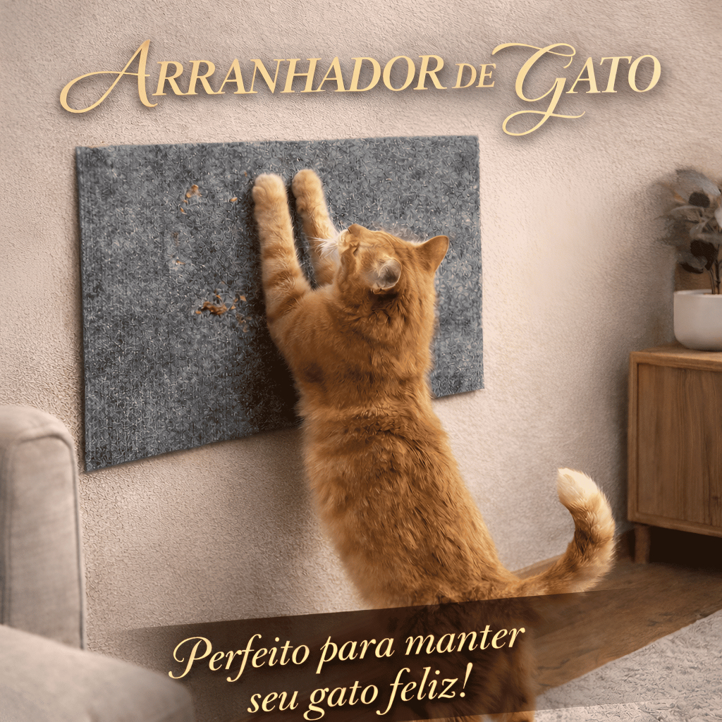 Arranhador Gato Adesivo Premium Sofá Cama e Móveis Para Gato Protetor Pet