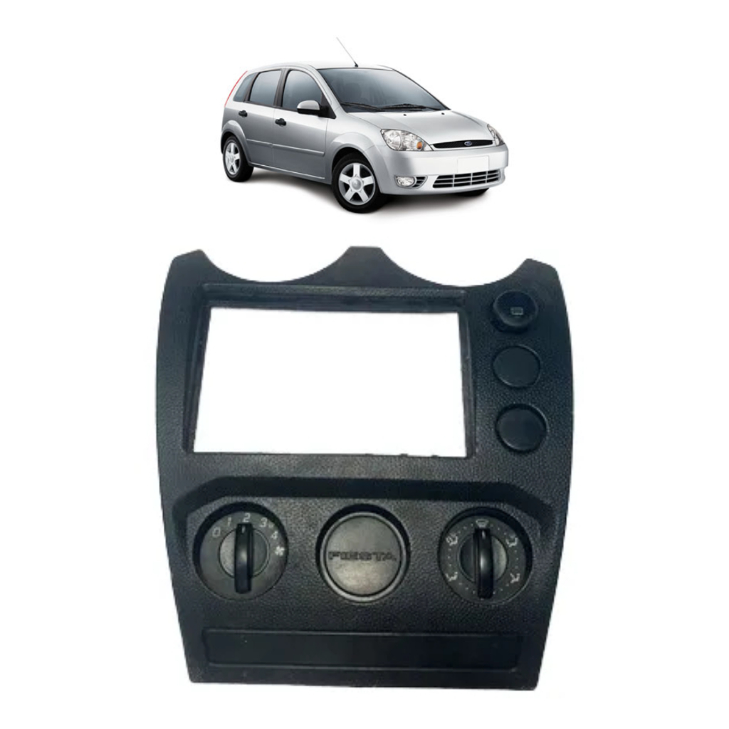 Moldura Painel Central sem Ar Ford Fiesta 2007/2014