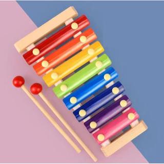 Xilofone Infantil Musical com 8 Notas Instrumento Educativo Colorido para Crianças em Oferta na Shopee