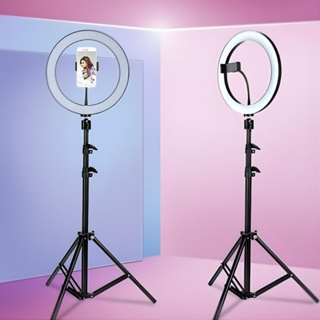 Ring Light Iluminador 10 Polegadas Com Tripé De 2.10 Metro SU em Oferta na Shopee