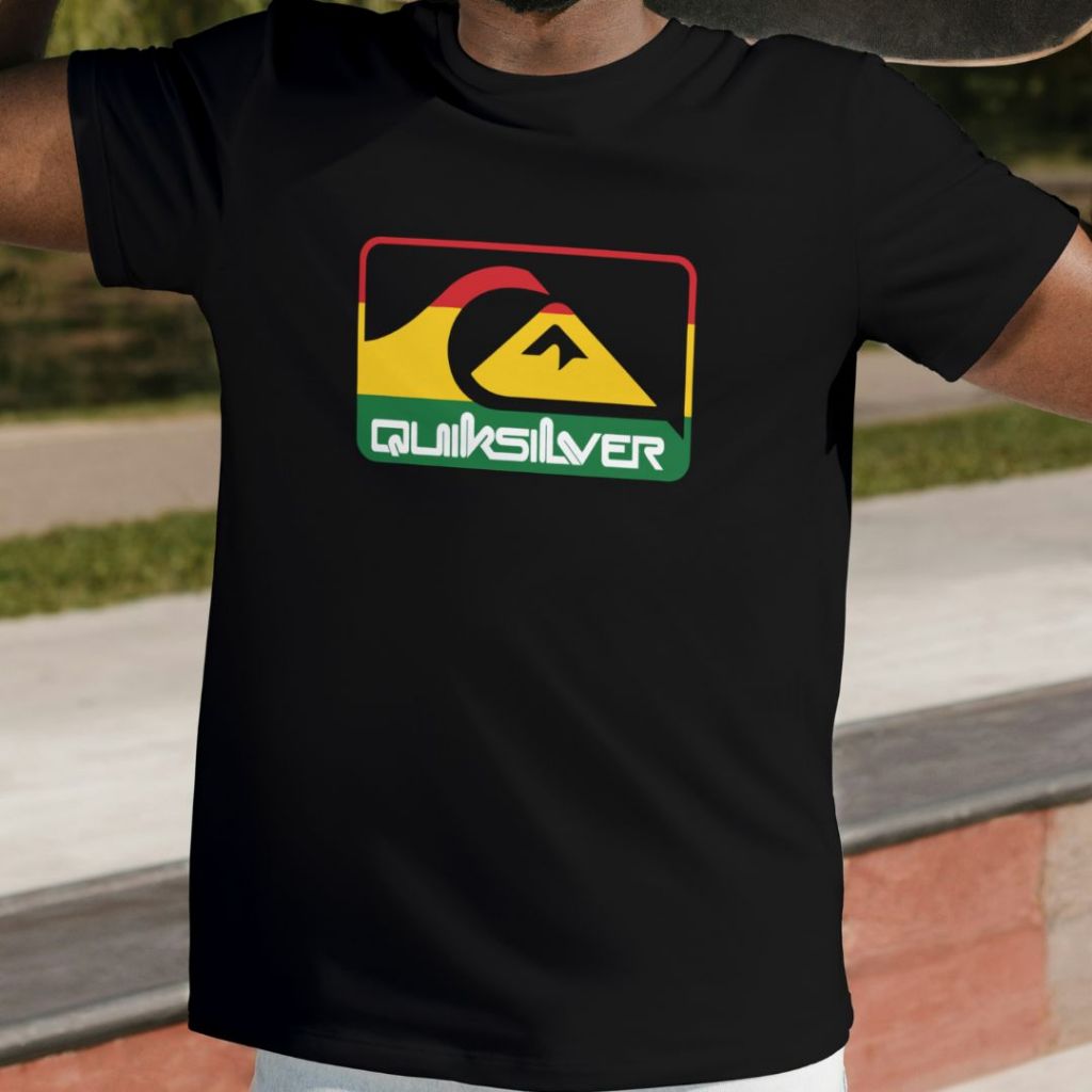 Camiseta Quiksilver 100% Algodão Estampa Jamaica Masculina Streetwear
