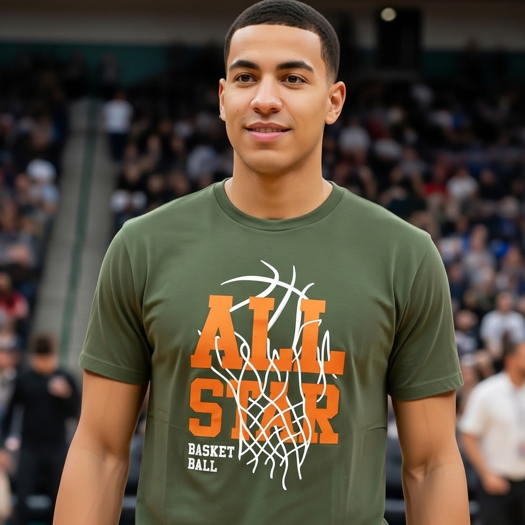 Camisa Unisex Esporte NBA Camiseta Basquete Conforto Premium Estilo Esportivo Urbano - ALL STAR
