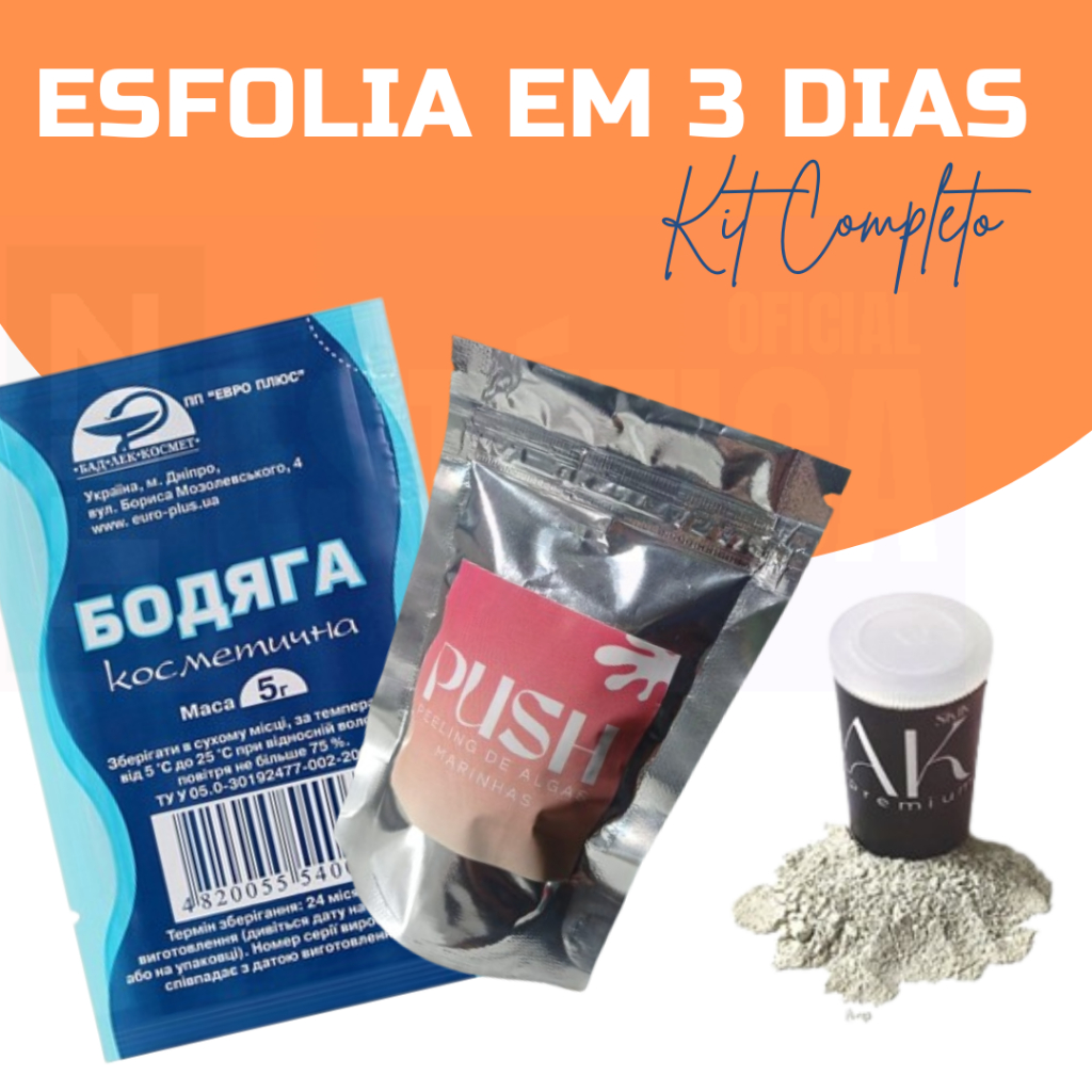 Peeling de Algas Marinhas + Calmante + Protetor Solar - O ORIGINAL