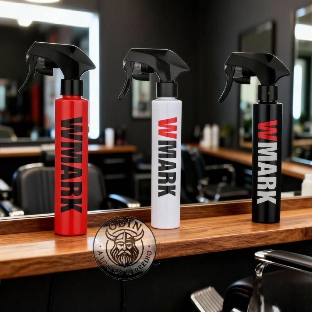 Borrifador da Wmark Borrifador de Água para Barbearia Wmark Borrifador Frasco Spray Barbeiro Wmark em Oferta na Shopee