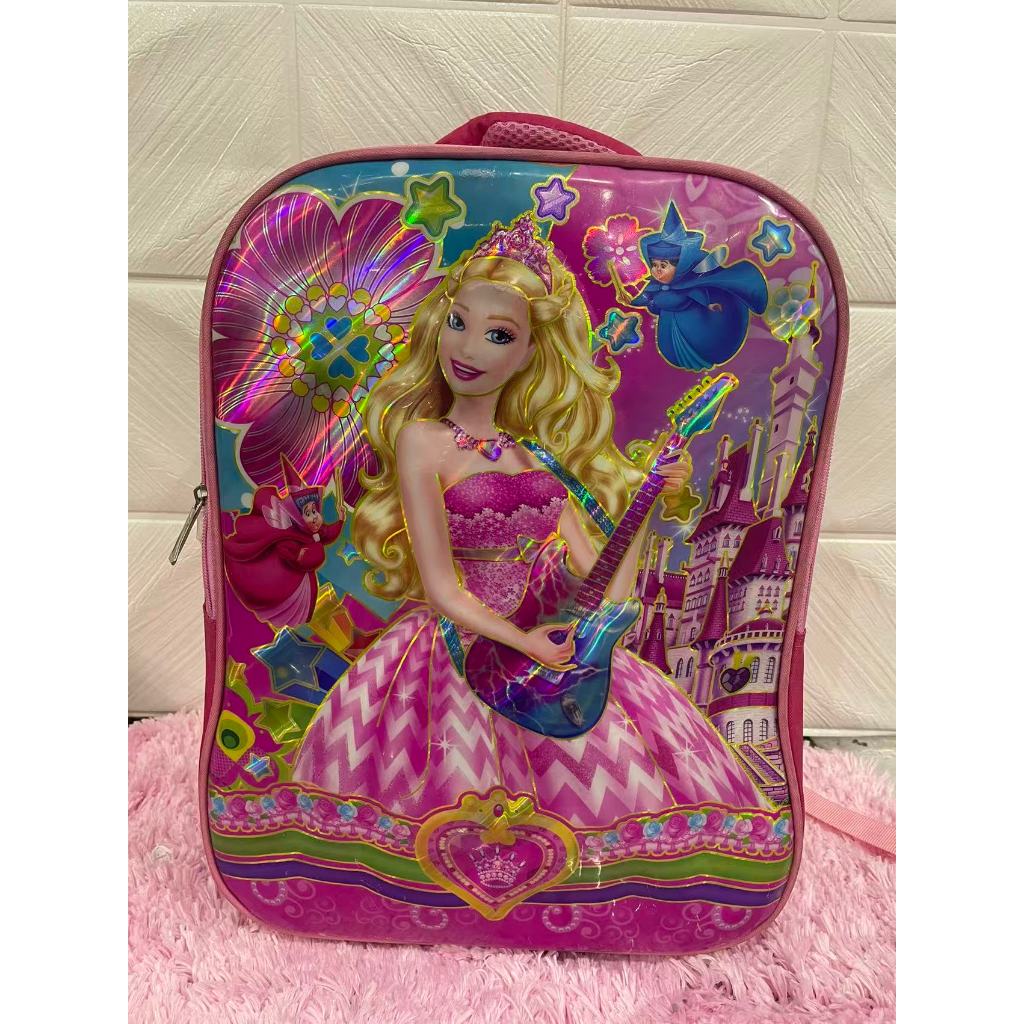Mochila 3D escolar de personagens da Disney FEMININA
