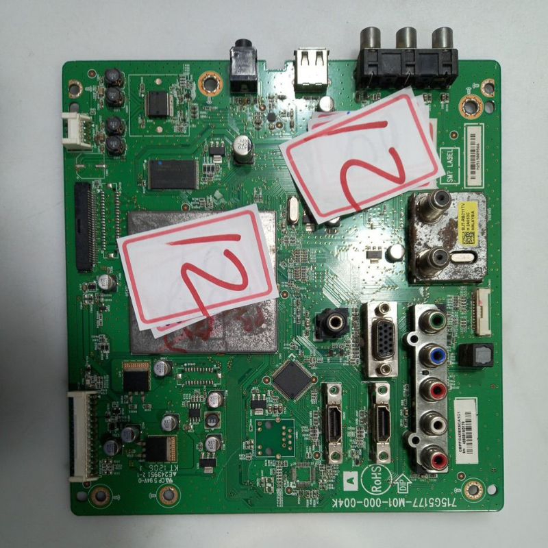 PLACA PRINCIPAL 715G5177-MO1-000-004K PLACA PRINCIPAL USADA COMPATIVEL COM TV  SONY KDL-32BX355
