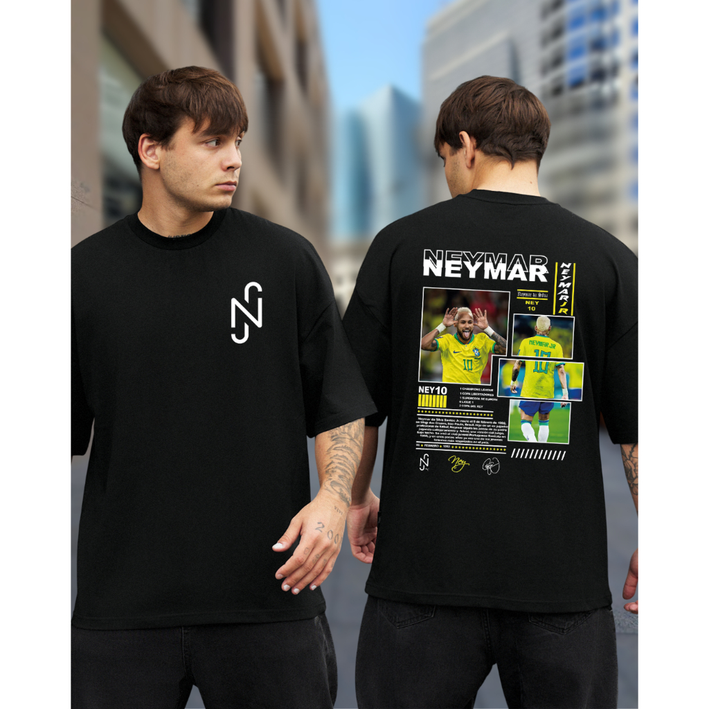 Camiseta Neymar Jr Premium 100% Algodão Ney Goat Prime Futebol Ousadia e Alegria Njr Lançamento 2026