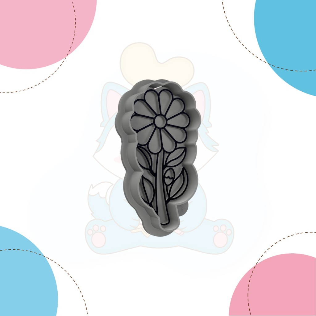 Cortador de biscoito FLOR 9cm