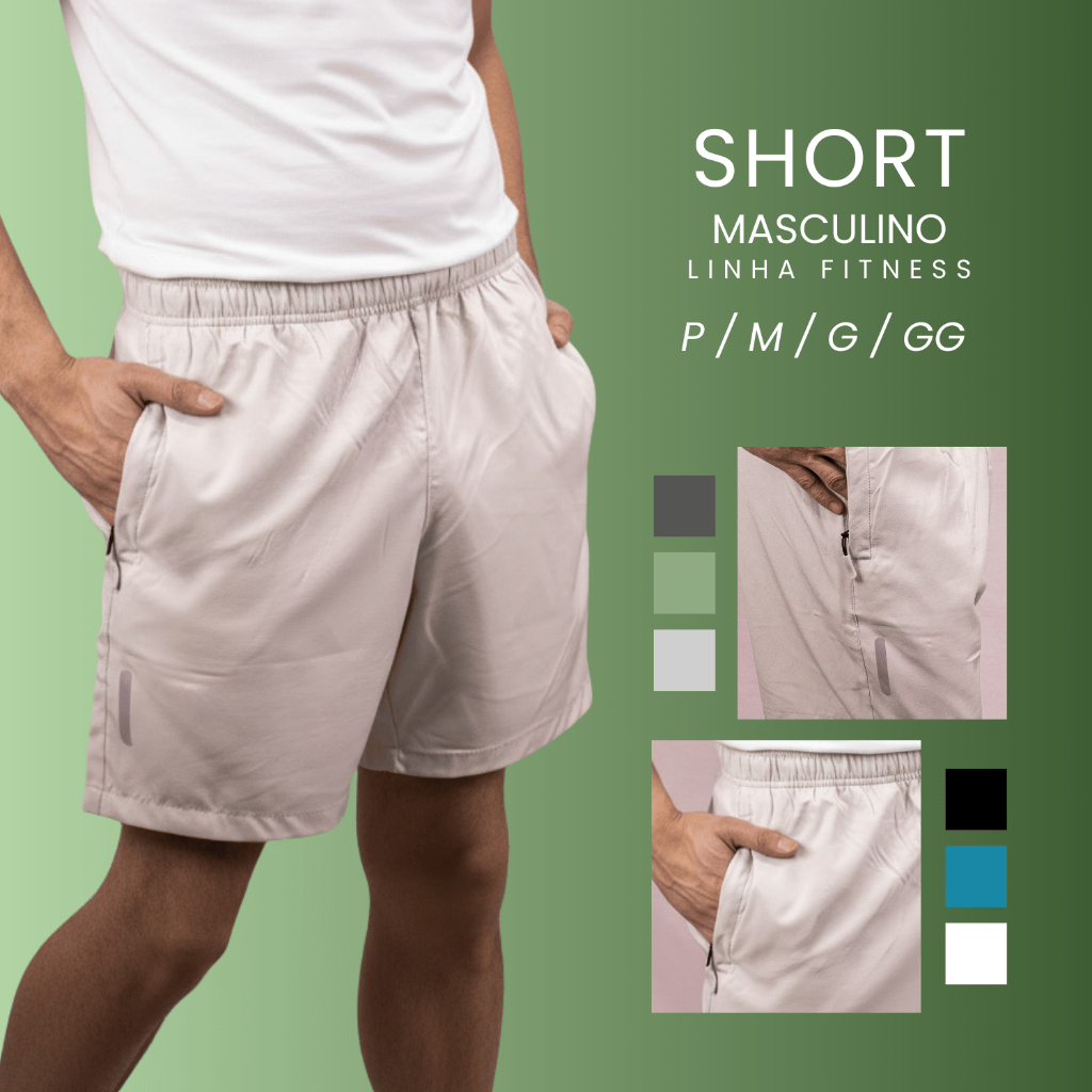 Kit 3 Bermuda Academia Masculino Dry Fit Treino Futebol Corrida Short Masculina Academia Treino Fresca Praia