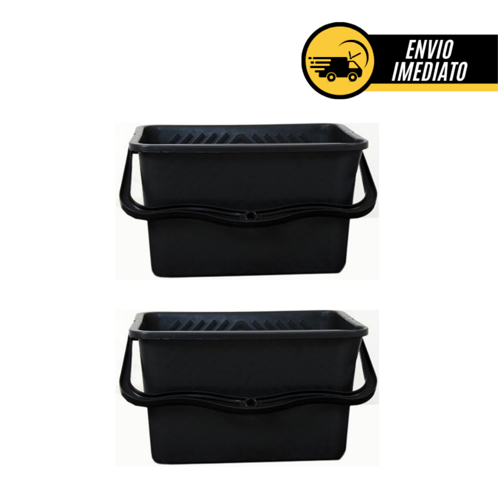 Kit 02 Balde Caçamba Para Tintas Pintura Multiuso 10 Litros