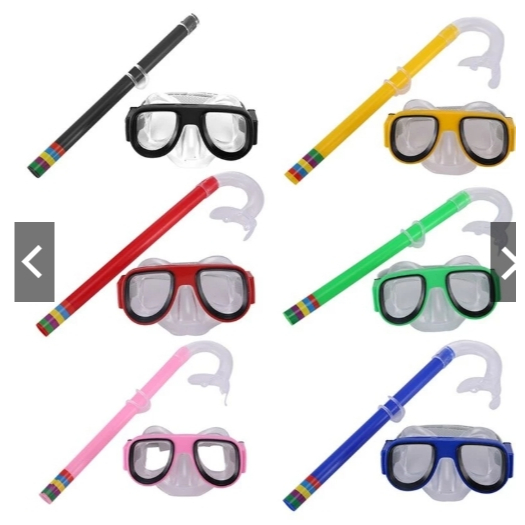 Kit Mergulho Snorkel Óculos Máscara Piscina Praia Banho Natação Infantil  4.7 em Oferta na Shopee