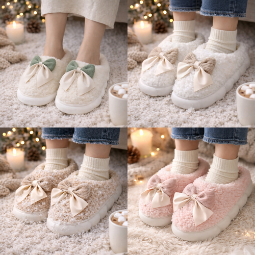 Pantufa Feminina com Laço - Comprar com Melhor Preço em Outros
