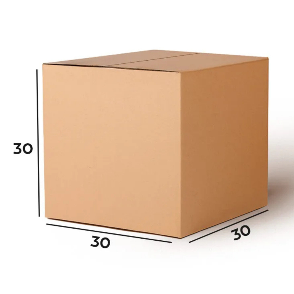5 Caixas de Papelão 30x30x30 G21 Cubo Reforçada Mudança Envio Sedex