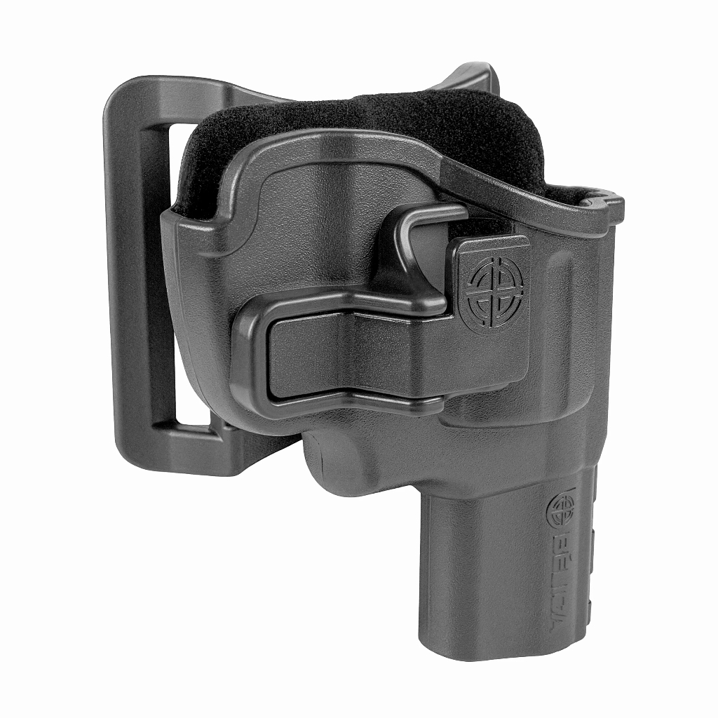 Coldre Revólver RT 5 TIROS Bélica - Cintura/Passador - Preto