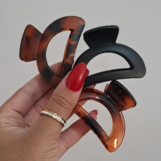 Presilha Oncinha Tartaruga Piranha Vazada para Cabelos Feminino Formato Plástico – Cores Diversas, Estilo e Praticidade em Oferta na Shopee