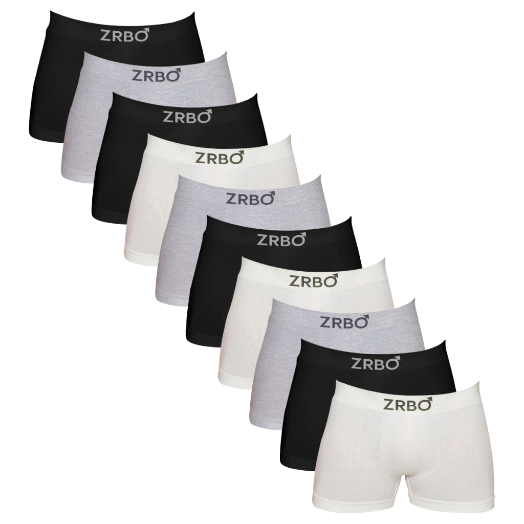 Kit 10 Cuecas Boxer Zrbo Original Algodão Box Confortável Masculinas