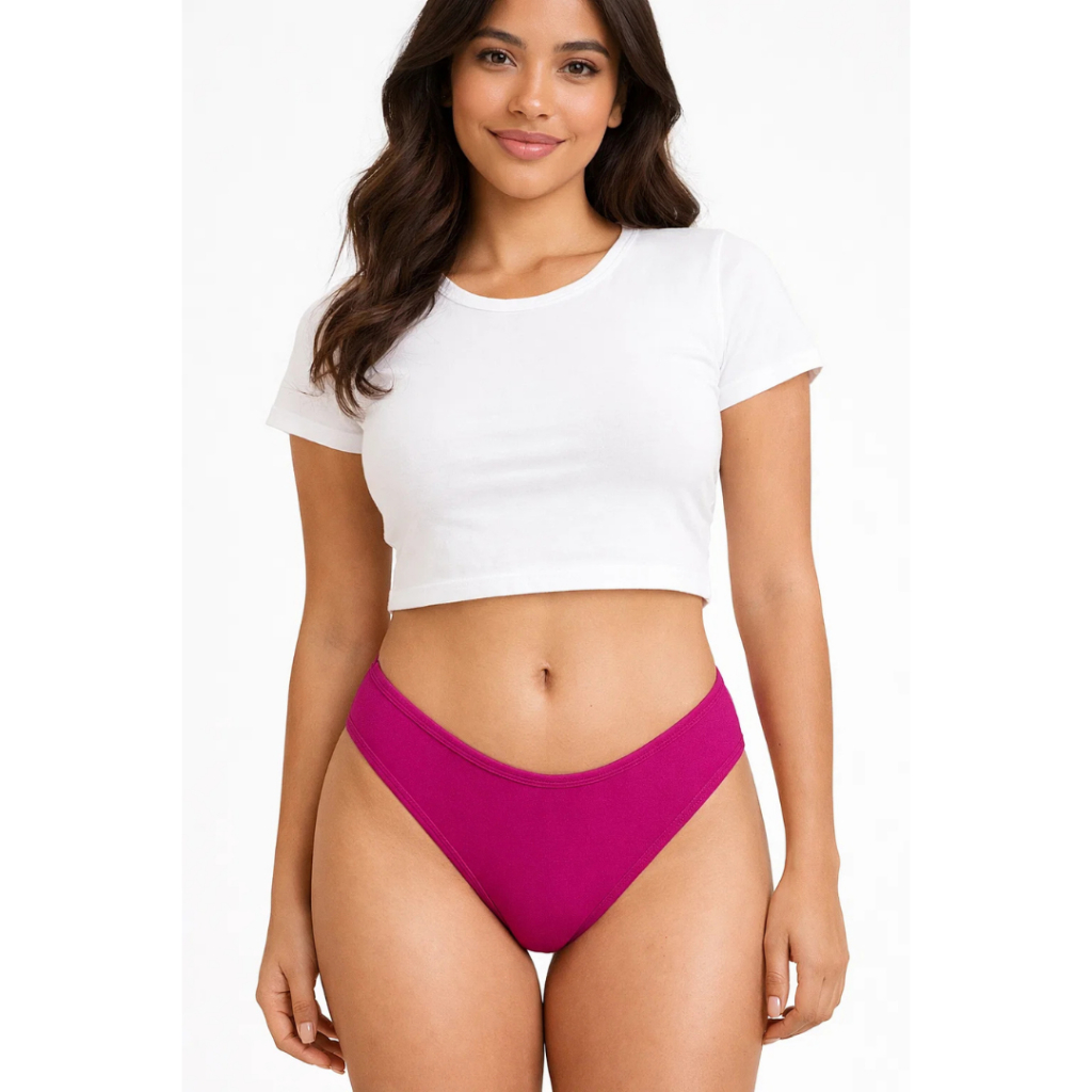 Kit 10 Calcinhas Femininas Adulto Tanga Casual em Algodão Conforto Kit Lingerie Econômica — imagem 2 de 2