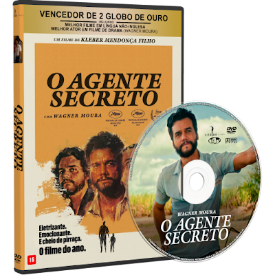 DVD - Filme O Agente Secreto - Wagner Moura Nacional