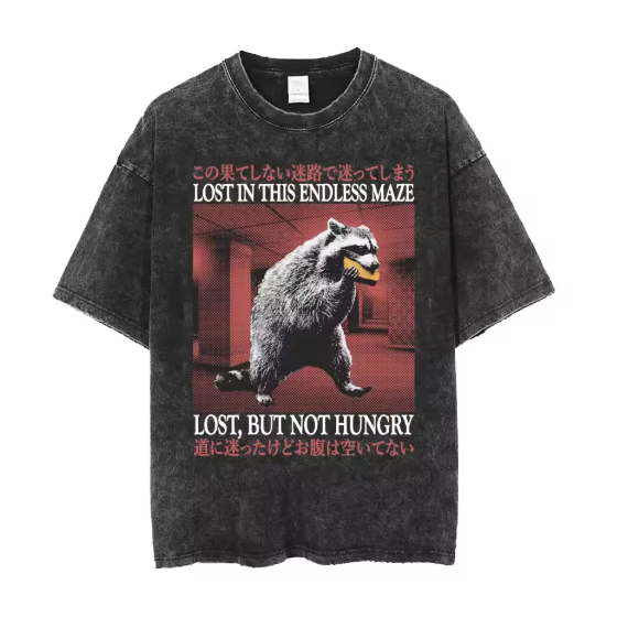 Camiseta Unissex Estilo Urbano Moderno – Conforto, Qualidade e Visual Atual lost in the endless maze