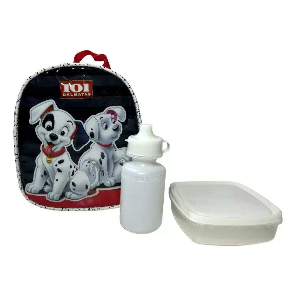 Lancheira Escolar Térmica - Estampa Personagem Infantil Cachorro Cachorrinho 101 Dálmatas - Luxcel
