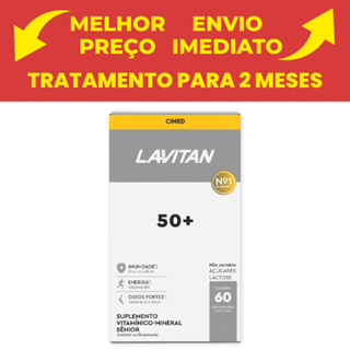Cimed com 60 Comprimidos Lavitan Vitalidade 50+ em Oferta na Shopee