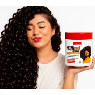 Mel Cola Fixador Hidra Definidor de Cabelos Gelatina Cabelos Cacheados Ondulados Crespo Fixação 500G em Oferta na Shopee