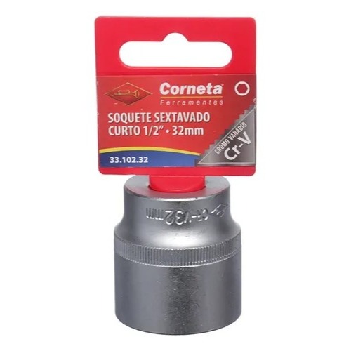Soquete Sextavado Curto 1/2 X 32 Mm ''- Profissional Corneta em Oferta na Shopee